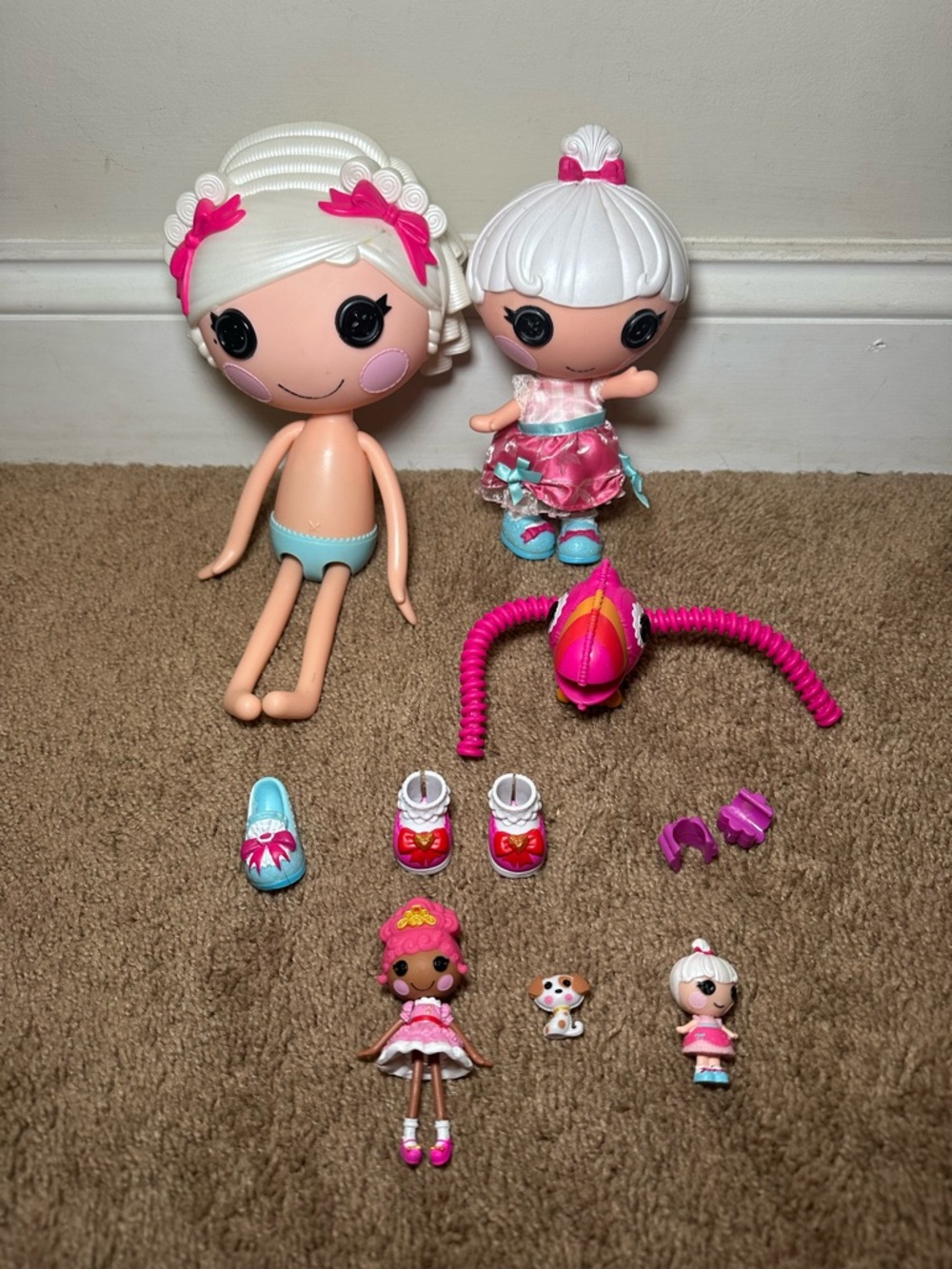 Lalaloopsy Suzette La Sweet Mimi La Pet Little Sister Extras Accessories Mini